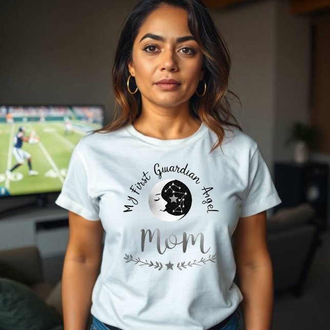 Celestial Guardian Mama | Moon & First Journey Art Tri-Blend Shirt (Von Creator hochgeladen)