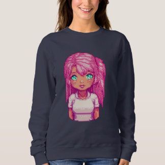 Celestial Guardian Pink Girl Sweatshirt