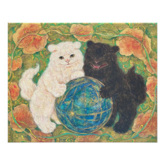 Celestial Guardians: Cosmic Harmony Poster