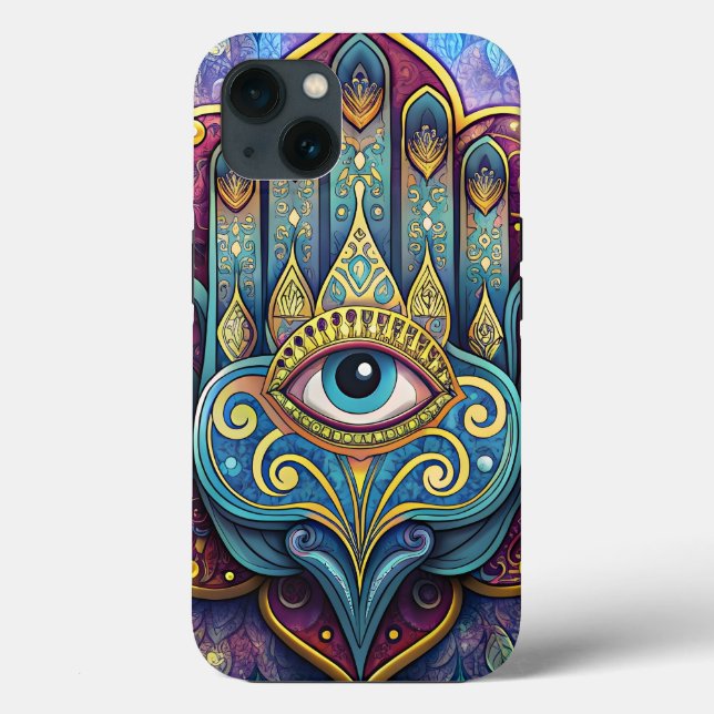Celestial Hamsa  Case-Mate iPhone Hülle (Rückseite)