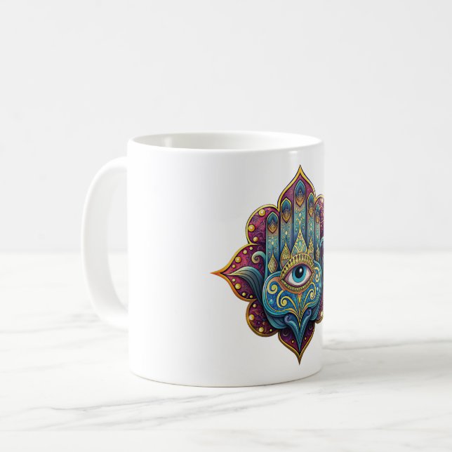 Celestial Hamsa  Kaffeetasse (Vorderseite Links)