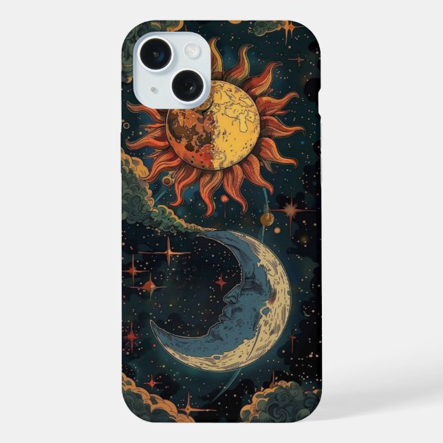 Celestial Harmony Phone Case iPhone 15 Plus Hülle (Rückseite)