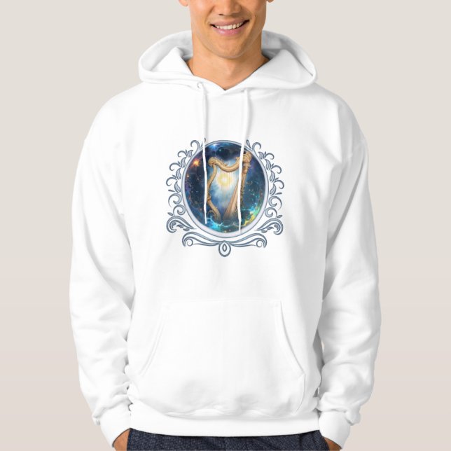 Celestial Harp of the Moonbound Skies.  Hoodie (Vorderseite)