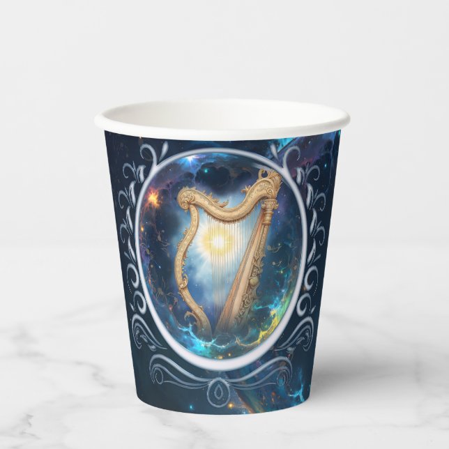 Celestial Harp of the Moonbound Skies.  Pappbecher (Vorderseite)