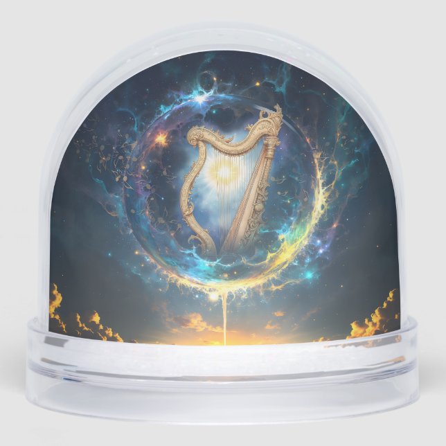 Celestial Harp of the Moonbound Skies.  Schneekugeln (Vorderseite)