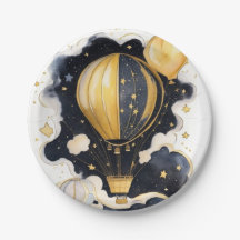 Celestial Hot Air Ballon Babydusche