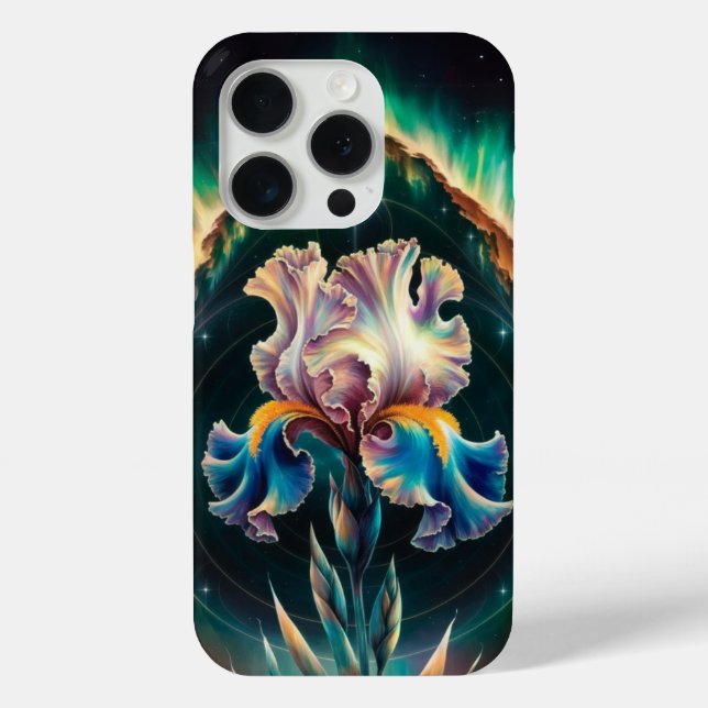 Celestial Iris Portal Sacred Gateway Blume Case-Mate iPhone Hülle (Rückseite)