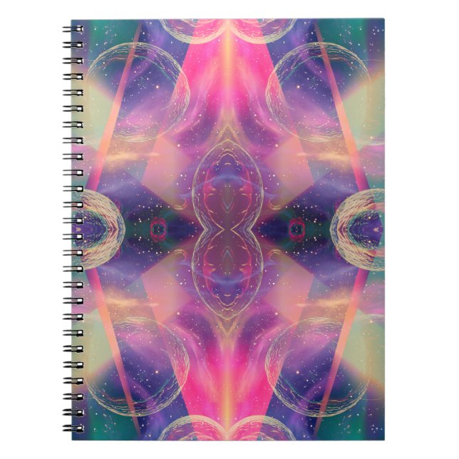 Celestial Kaleidoscopic Dreams Notizblock (Vorderseite)