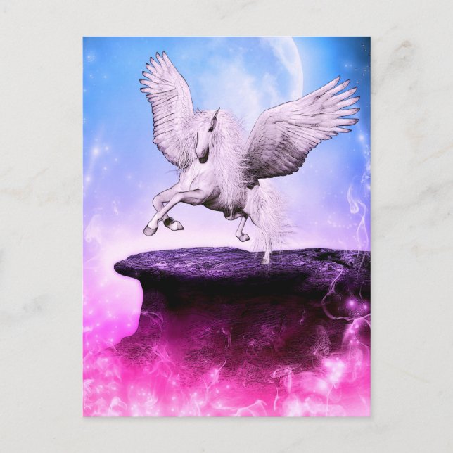 Celestial Leap Postkarte (Vorderseite)