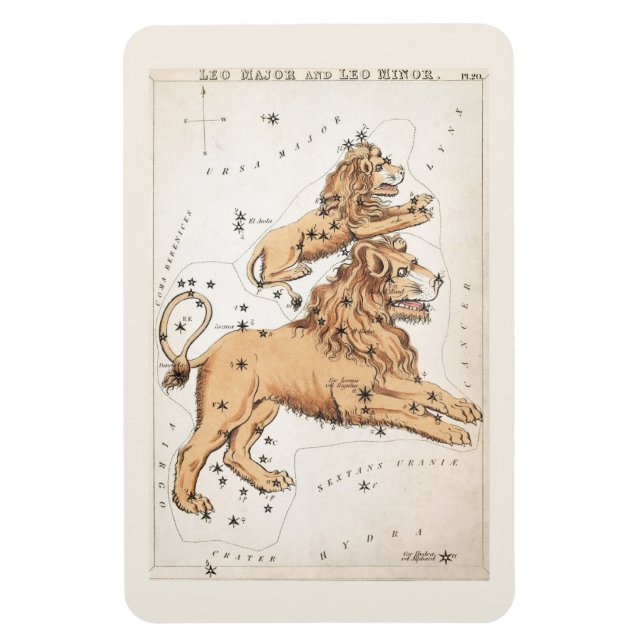 Celestial Leo Constellation Magnet (Vertikal)