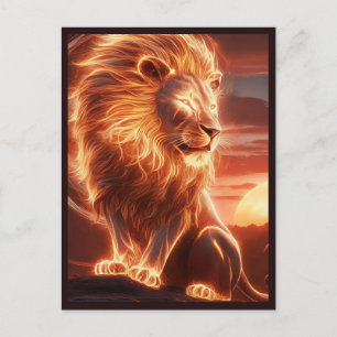 Celestial Lion Postkarte