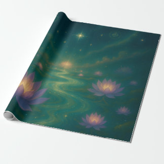 Celestial Lotus Wrapping Paper Geschenkpapier