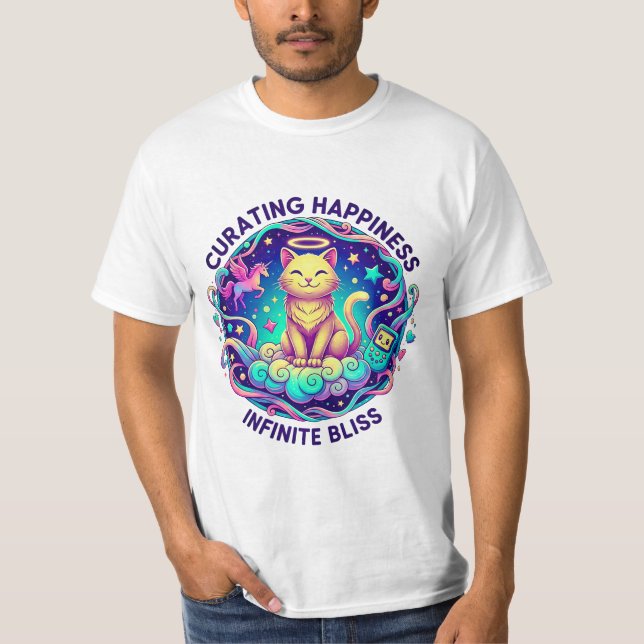 Celestial Magic & Unicorn Dreams Grafisches T-Shir T-Shirt (Vorderseite)