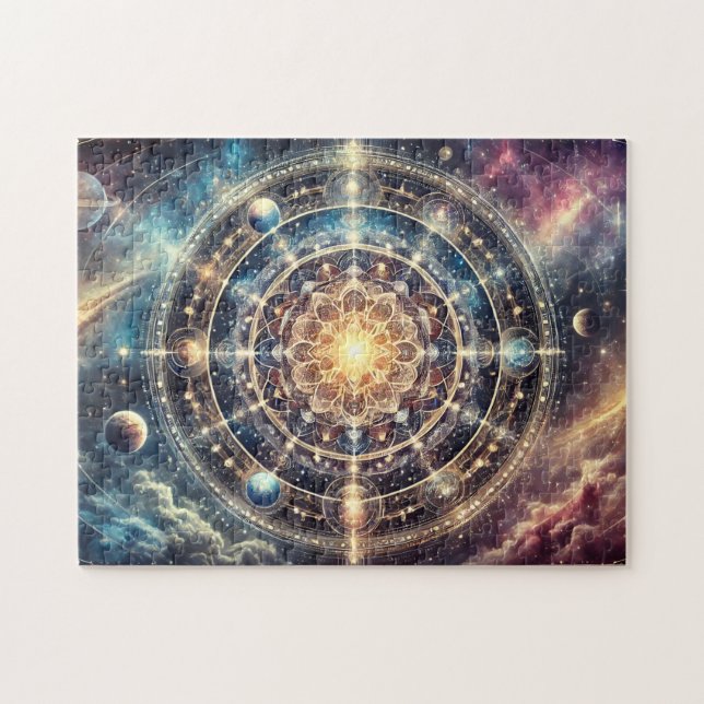 Celestial Mandala Astrology Cosmic Zodiac Magic (Horizontal)