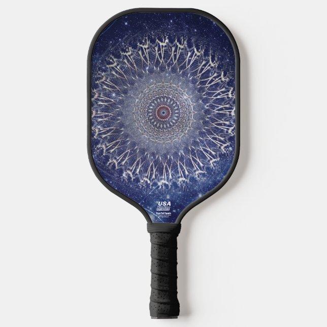Celestial Mandala Galaxy Art Pickleball Schläger (Vorderseite)