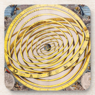Celestial Map Andres Celarius Cork Untersetzer