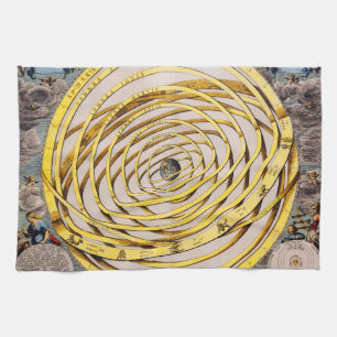 Celestial Map Andres Celarius Küchentuch