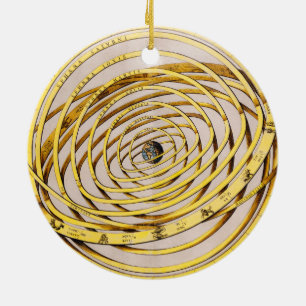 Celestial Map Andres Celarius Round Ornament