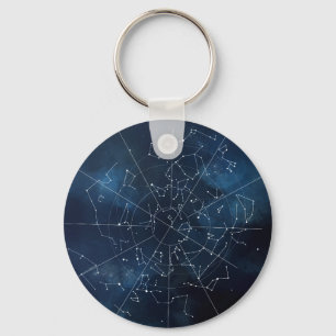 Celestial Map Schlüsselanhänger