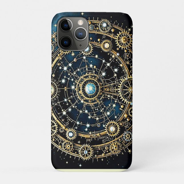 Celestial Mechanism Kosmische Kunst Case-Mate iPhone Hülle (Rückseite)