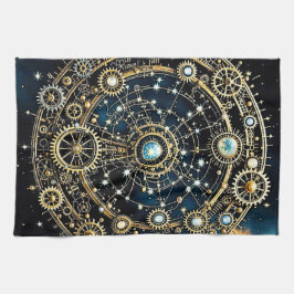 Celestial Mechanism Kosmische Kunst Geschirrtuch