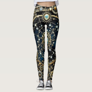 Celestial Mechanism Kosmische Kunst Leggings