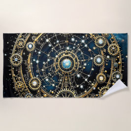 Celestial Mechanism Kosmische Kunst Strandtuch