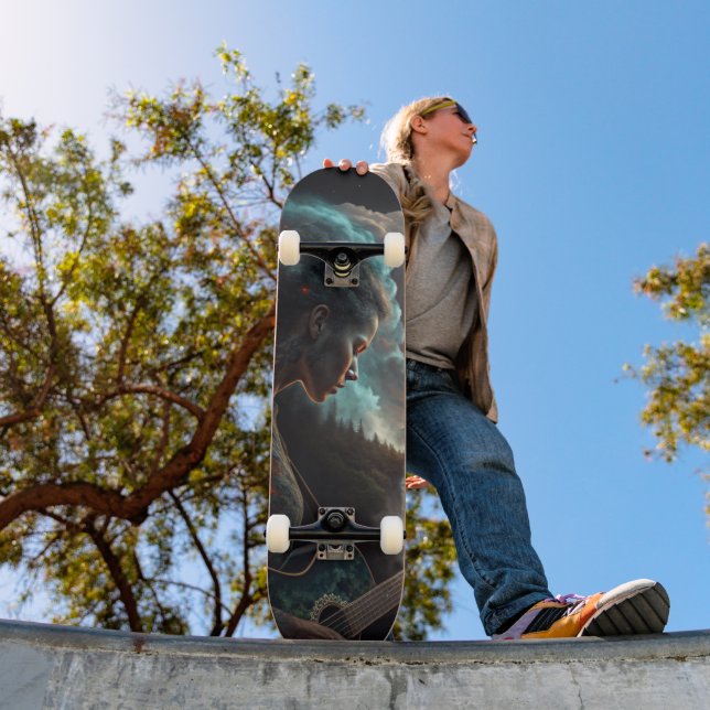 Celestial Melodies" Skateboard Deck (Außenbereich 1)