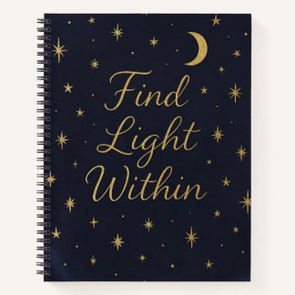 Celestial Minimalistisch Journal - Elegante Sterne Notizbuch