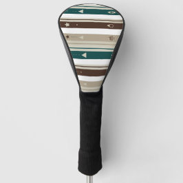 Celestial Modern Triple Stripe Golf Driver Cover Golf Headcover