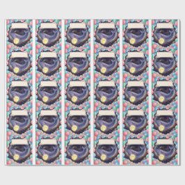 Celestial Moon Gift Wrapping Paper  Geschenkpapier