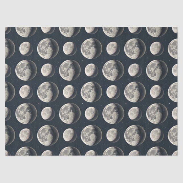 Celestial Moon Phase (3) Seidenpapier (Vorderseite)