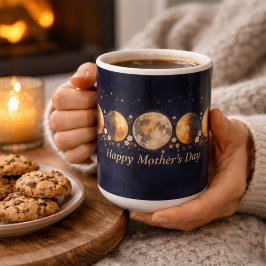 Celestial Moon Phase Mother's Day Mug Large 15oz Kaffeetasse
