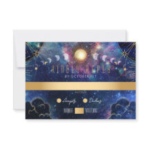 Celestial Moon Phase RSVP Card