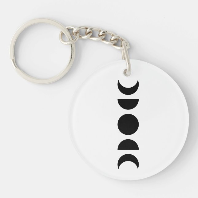 Celestial Moon Phases Schlüsselanhänger (Vorderseite)