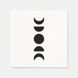 Celestial Moon Phases Serviette