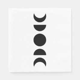 Celestial Moon Phases Serviette