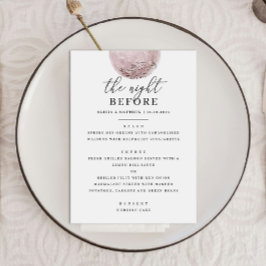 Celestial Moon | Probe Abendessen vor dem Abend Menükarte