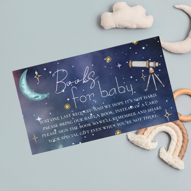 Celestial Moon & Stars Baby Books Begleitkarte (Von Creator hochgeladen)