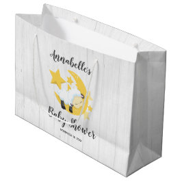 Celestial Moon Stars & Lamb Baby Dusche Große Geschenktüte