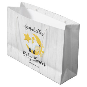 Celestial Moon Stars & Lamb Baby Dusche Große Geschenktüte