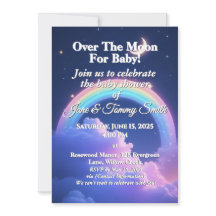 Celestial Moon & Stars Rainbow Baby Dusche