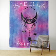 Celestial Moon Tapestry