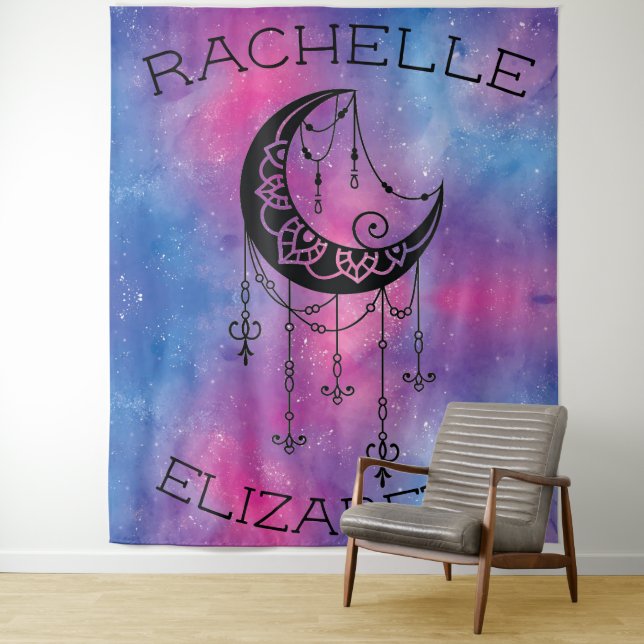 Celestial Moon Tapestry Wandteppich (Beispiel)