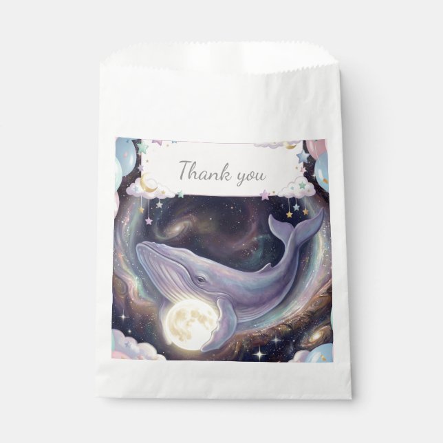 Celestial Moon “Thank You” Favor Bag Geschenktütchen (Vorderseite)