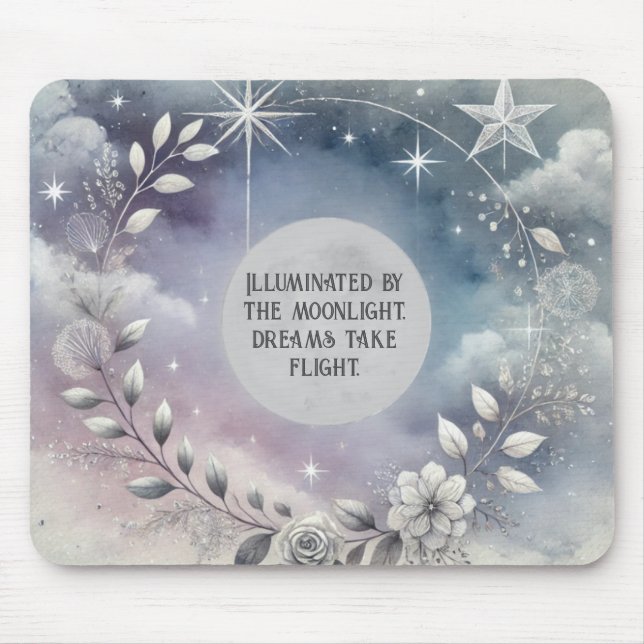 Celestial Moon Zitat Mousepad (Vorne)