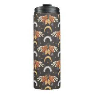 Celestial Moth Butterfly Pattern Thermosbecher