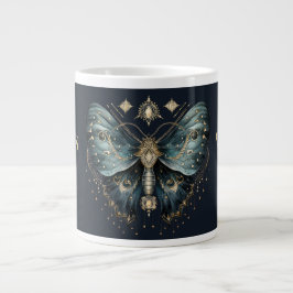 Celestial Moth Witch’s Brew – Elegant Gothic Mug Jumbo-Tasse