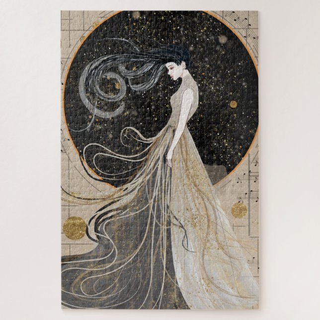 Celestial Muse Dreamy Kosmische Frau (Vertikal)