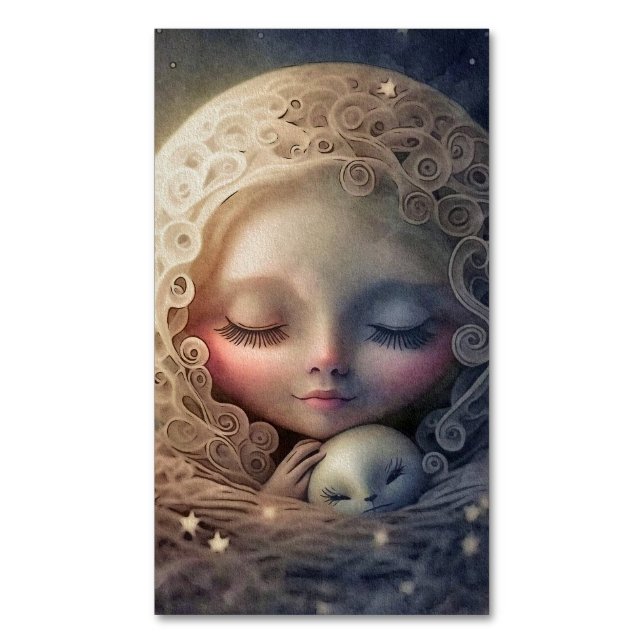 Celestial Mystic Art Magnetische Visitenkarte (Vorderseite Vertikal)